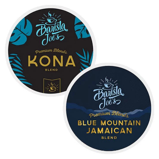 Kona Blend/ Blue Mountain Jamaican Blend 50ct k-cups Variety Box