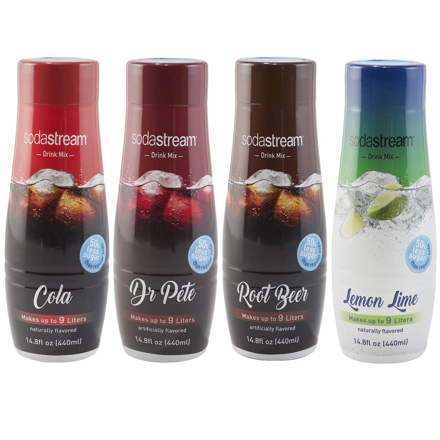 SodaStream Fountain Variety Pack, 4 Count, 440 mL