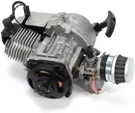 TFCFL Motorcycles Engine,with 49CC 2-stroke Pull Start Engine, for mini ATVs, Motor Bikes, Lawn Mowers.