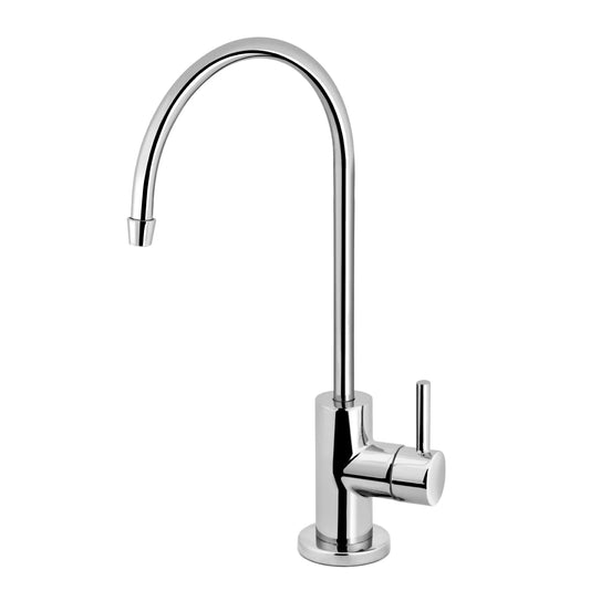 Express Water Modern Chrome Water Filter Faucet – Drinking Water Faucet – Reverse Osmosis Filtration System and Kitchen Sink Beverage Faucet – Simple 3-Piece Easy Install Faucet