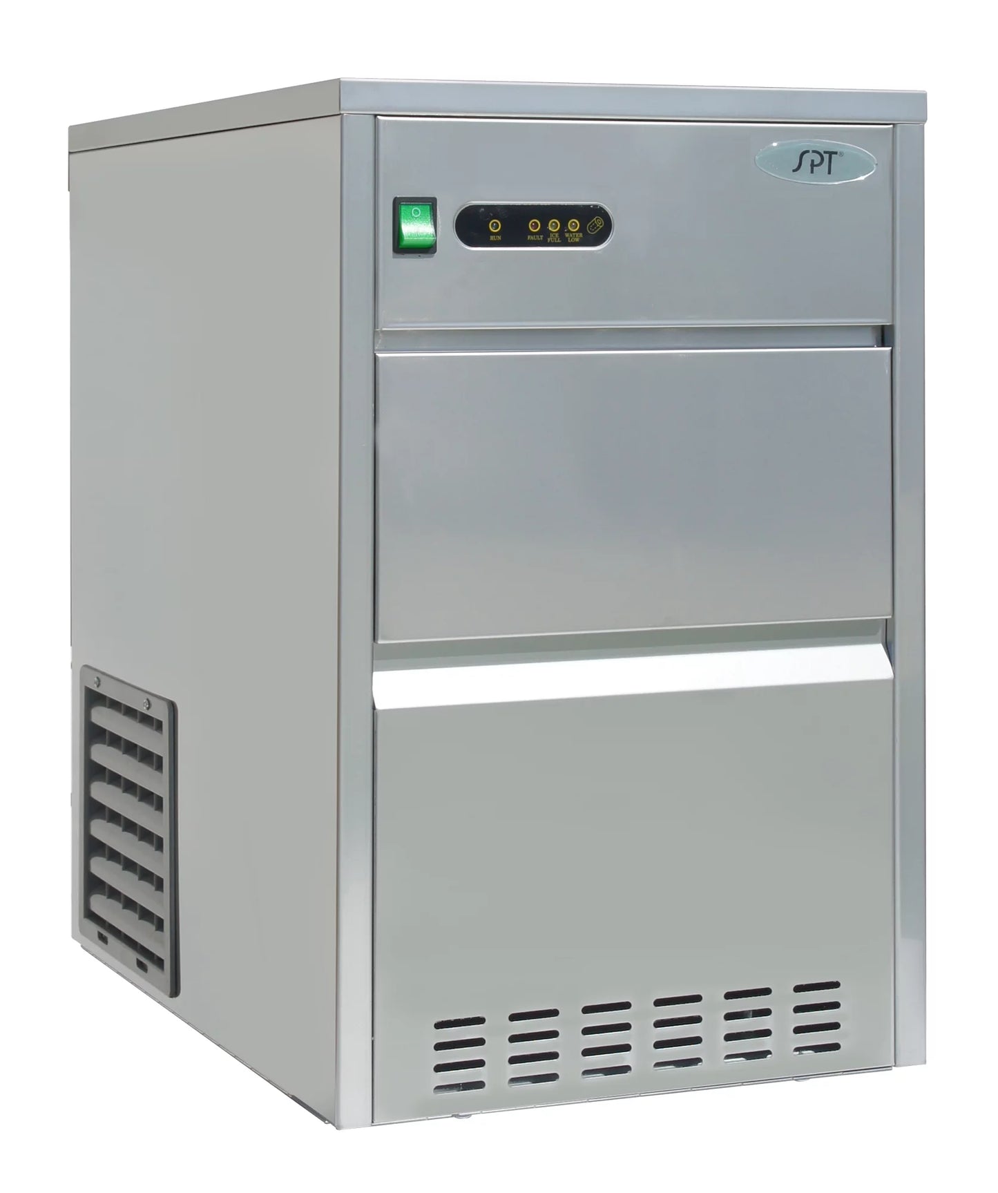 Sunpentown66 lbs automatic stainless steel ice maker