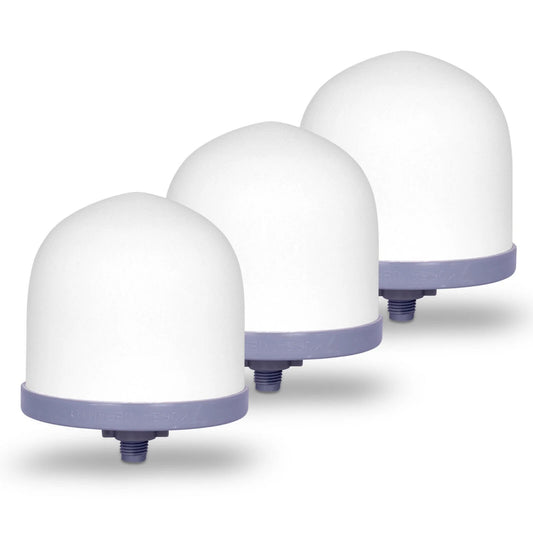 3 Pack Replacement Ceramic Dome Water Filter 0.2 to 0.5 micron for Zen Systems