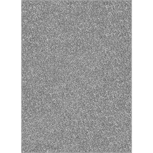 Mainstays Microfiber Plush Shag Area Rug, Gray, 47 x 65