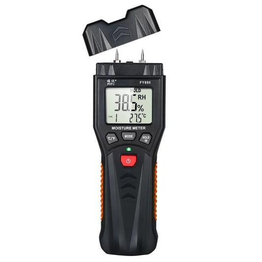 FUYI Moisture Tester for Wood and Cement, 7 Modes LCD Backlight, Data Hold FunctionAccurate and Reliable