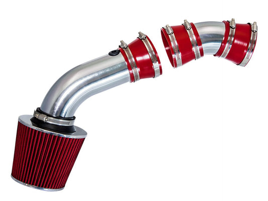 Rtunes Racing Short Ram Air Intake Kit + Filter Combo RED For 96-98 Silverado/Cheyenne / 96-99 Suburban/Tahoe/96-00 C/K 1500/2500/3500 V8 5.0L 5.7L (2 PCS)