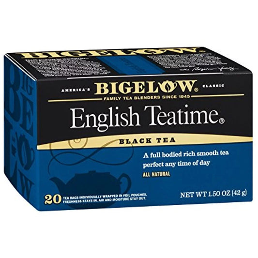 Bigelow English Teatime Tea, 20-Count Boxes (Pack Of 12)