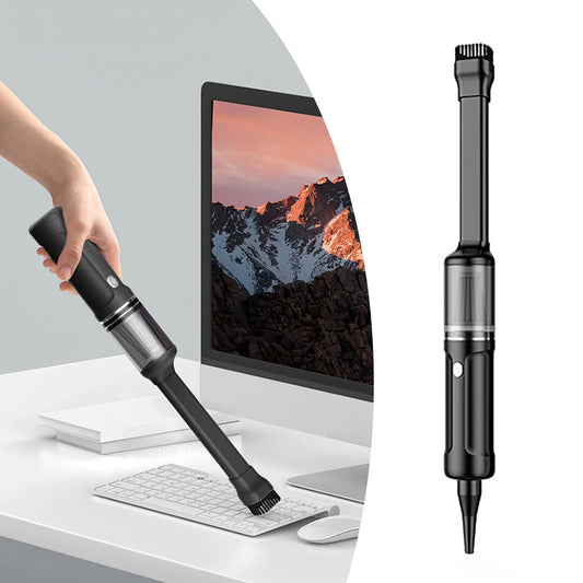 Hand Held Vacuum Car Vacuum With Powerful Suction, Blowing And Vacuuming 2 In 1 Vacuum Cleaner, Keyboard Cleaner, USB Rechargeable Home Essentials