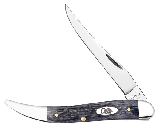 Case 58421 Carbon Steel Blade Gray Bone Handle Toothpick Knife