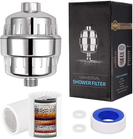 Shower Head Filter Purifier with Filter for Hard Water Softener 20 Stage