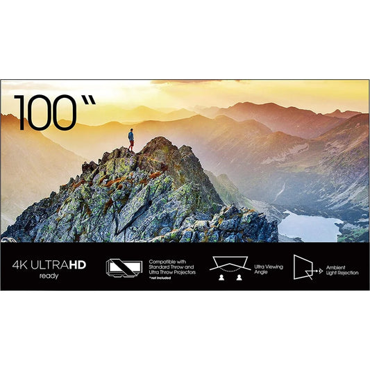 Open Box Hisense F100W 100 ALR Display Screen, 4K Ultra HD Ready, Ultra Viewing Angle Screen Only