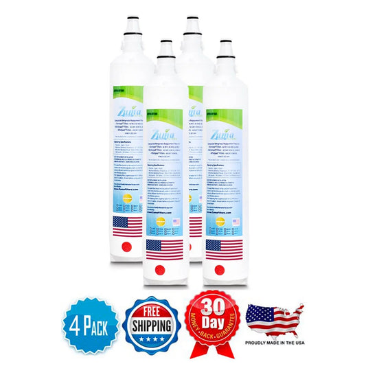 ZUMA Brand , Water Filters , Model # ZWFZ1-RF750 , Compatible with Subzero IT30R - 4 Pack - Made in U.S.A.