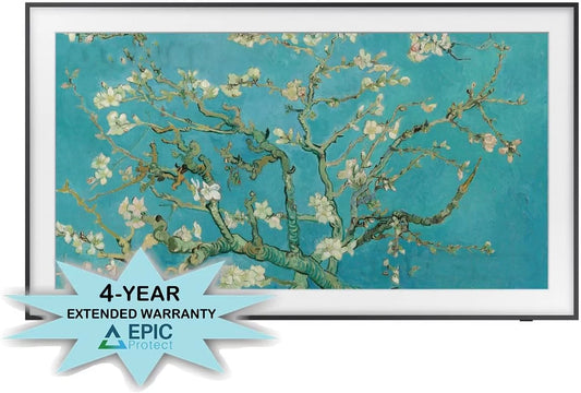 SAMSUNG 55-Inch Class QLED The Frame Series - Quantum HDR Smart TV with an Additional 4 Year Coverage by Epic Protect (2022)