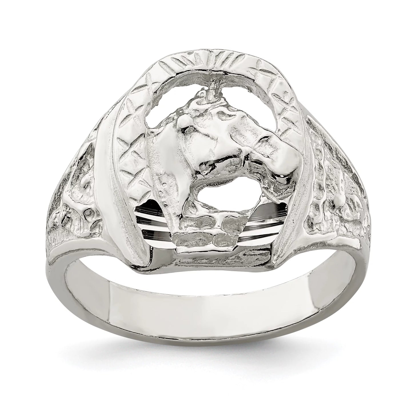 Sterling Silver Horseshoe Ring