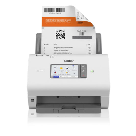 Brother ADS4900W Professional Desktop Document Scanner for Busy Workgroups with High Scan Volumes ADS-4900W