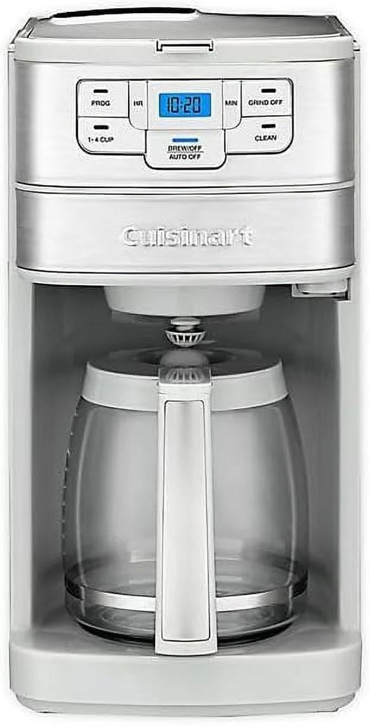Open Box Cuisinart Automatic Grind and Brew 12-Cup Coffeemaker DGB-400SS -Stainless Steel