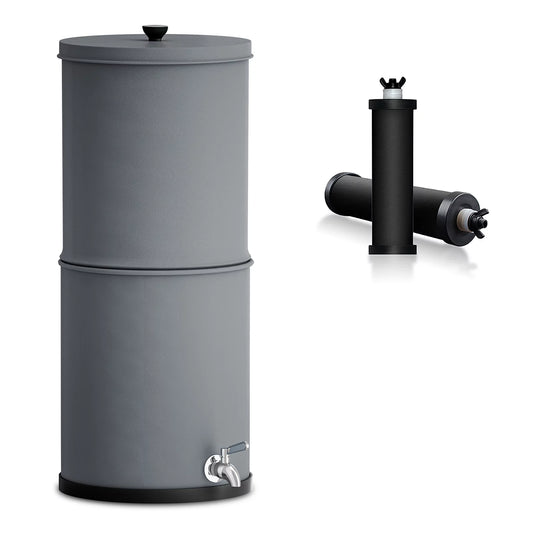 Dcenta Gravity Filter System Filtration Bucket for Home Camping Hiking Preparedness