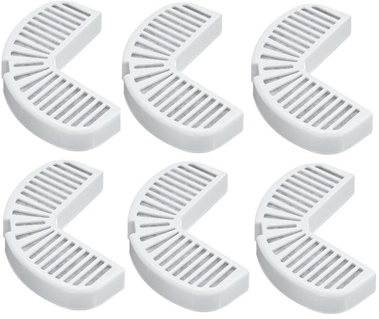 Pioneer Pet Replacement Filters for Ceramic and Stainless Steel Fountains, 2 Pack 6 filters