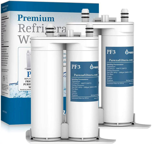 Pureza WF2CB Water Filter - Compatible with Pure Source 2 Water Filter, WF2CB, NGFC2000, FC100, Kenmore 469911, 469916, 2 Pack