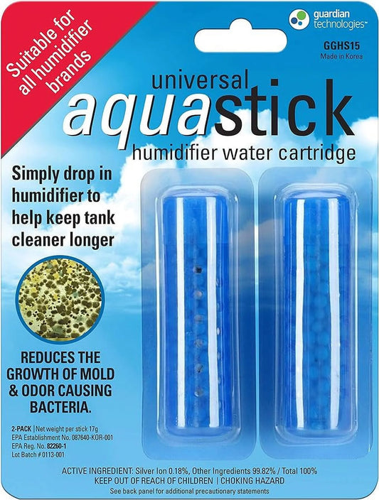 PureGuardian Guardian Technologies GGHS15 Aquastick Antimicrobial Humidifier Treatment, 2-Pack, Humidifiers, Evaporative Humidifier Water Tanks