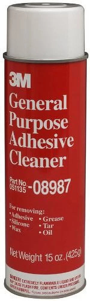 3M 08987 General Purpose Adhesive Cleaner, 15 oz net wt, 12 PACK
