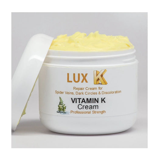 Lux Vitamin K Cream Eliminate Spider Varicose Veins Scars Rosacea Capillaries 2 Oz