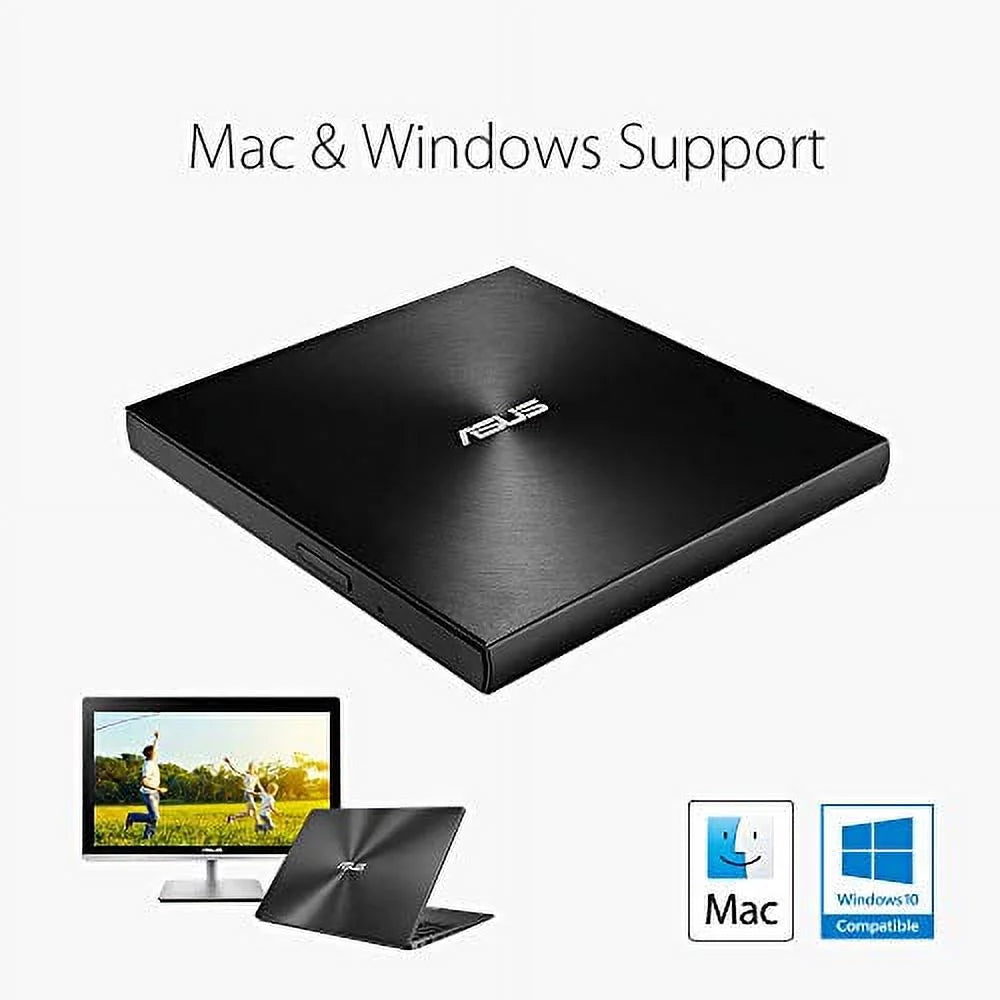 Asus ZenDrive SDRW-08U9M-U DVD-Writer, External, Black