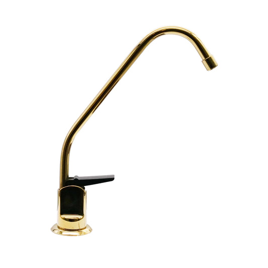 Westbrass D2031-NL-01 8 Touch-Flo Style Pure Cold Water Dispenser Faucet, Polished Brass