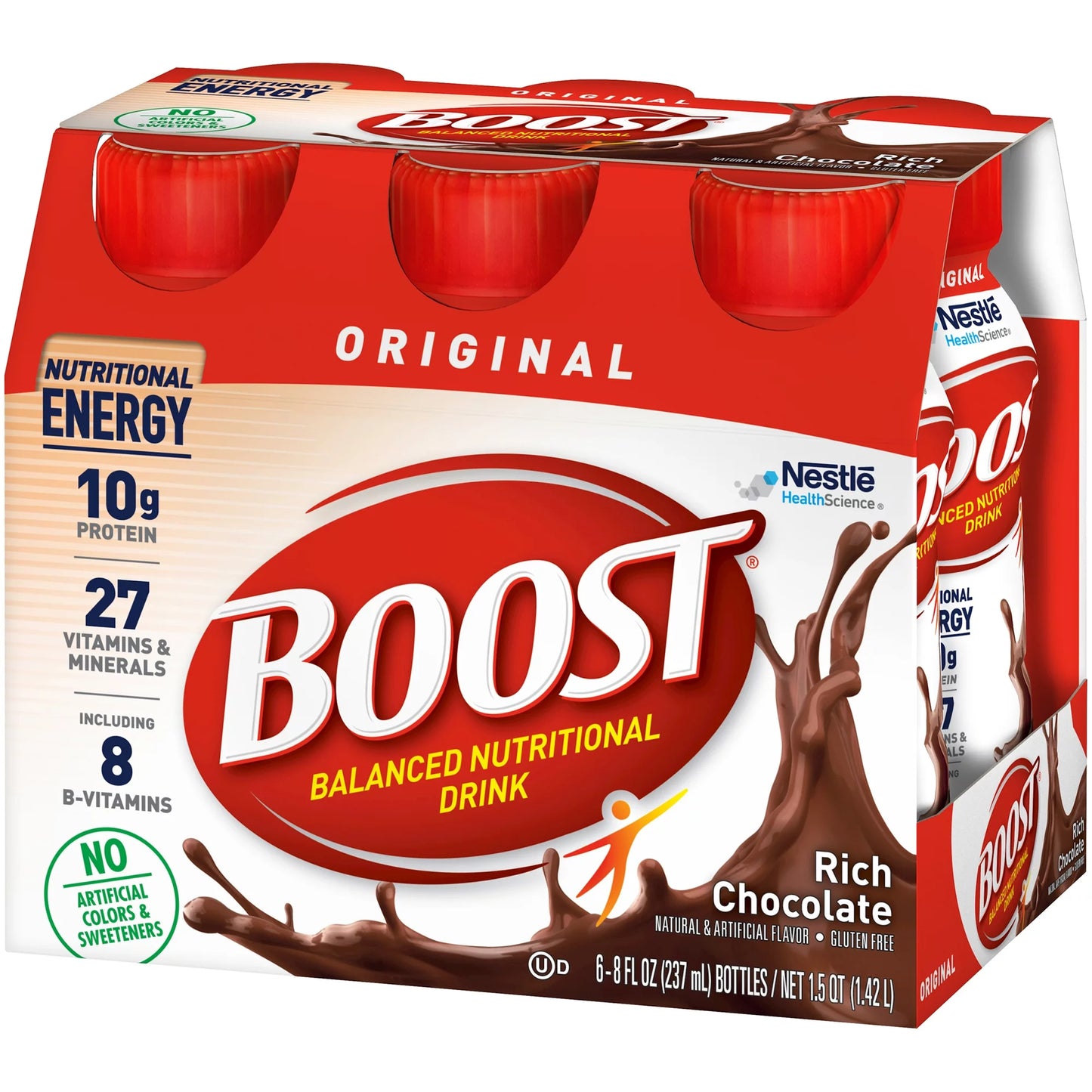 Boost 06753600 Nutritional Rich Chocolate Drink, Case of 24