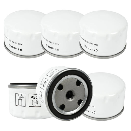 Replacement Oil Filters For Quincy Compressors Short Metal Housing Replaces 2023400101 Pack of 6