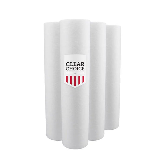 ClearChoice 4.5 x 20 BIG BLUE Sediment Depth Filter - 20 micron, 4-pack