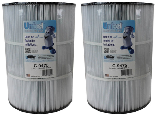 2) Unicel C-9475 Pool Spa CFR 75 Sq Ft Filter Cartridges Element PJ75-4