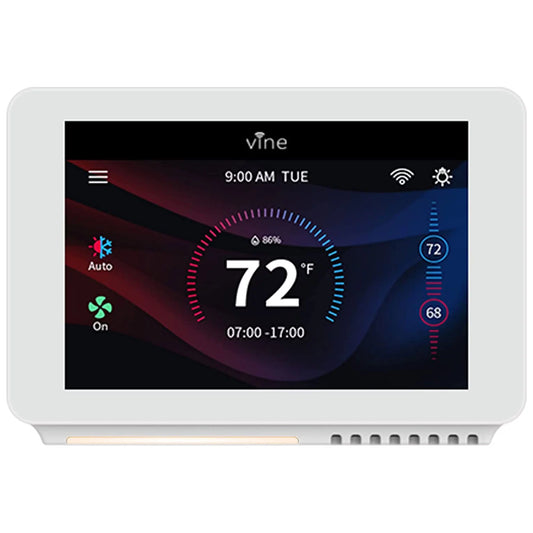 Vine TJ-919E Wi Fi 7 Day & 8 Period Programmable Gen 6 Smart Home Thermostat