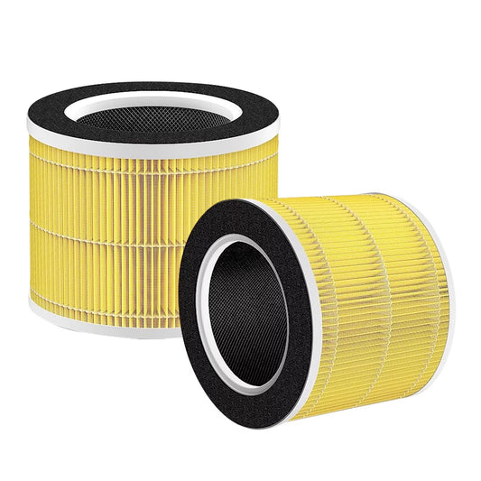 2 Pack Replacement H13 True Hepa Filters Compatible with RENPHO RP-AP088B RP-AP088W Air Purifiers