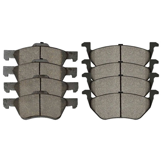 AutoShack Front and Rear Ceramic Brake Pads Kit Replacement for 2005 2006 2007 2008 Ford Escape 2005-2008 Mercury Mariner 2008 Mazda Tribute 2.3L 3.0L V6 4WD AWD FWD