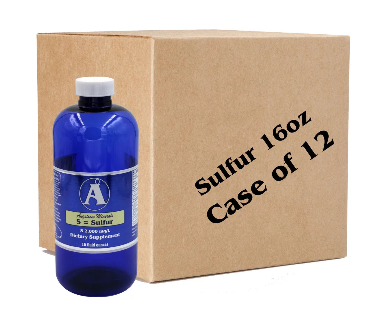 Sulfur 16 oz Case Lots - Angstrom Minerals