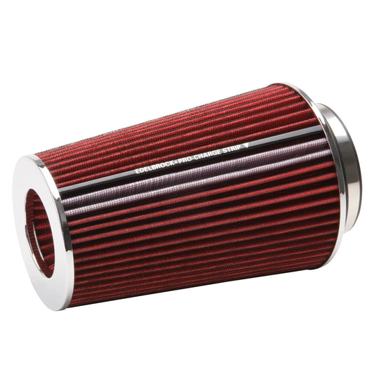 Edelbrock Air Filter Element Pro-Flow Conical Cotton Gauze Red (43691)