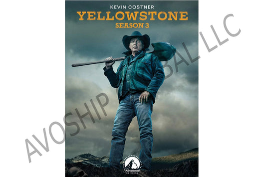 YELLOWSTONE TV SERIES COMPLETE SEASON THREE 3 ( New Sealed DVD Kevin Costner )