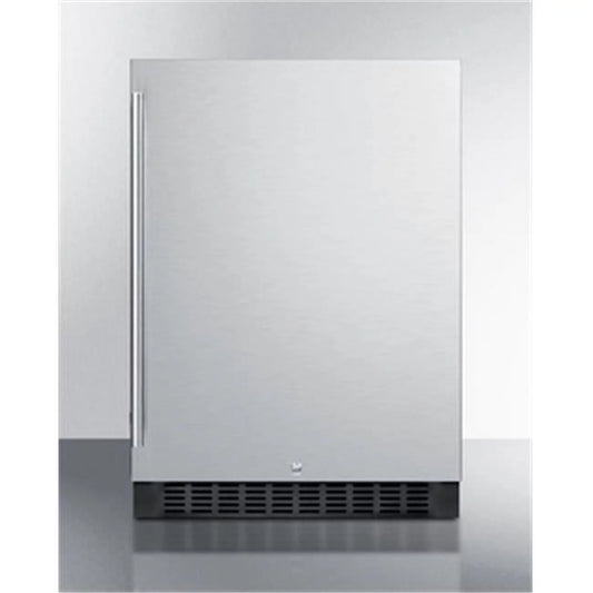 24 in. Freestanding Counter Depth Compact Refrigerator, Black