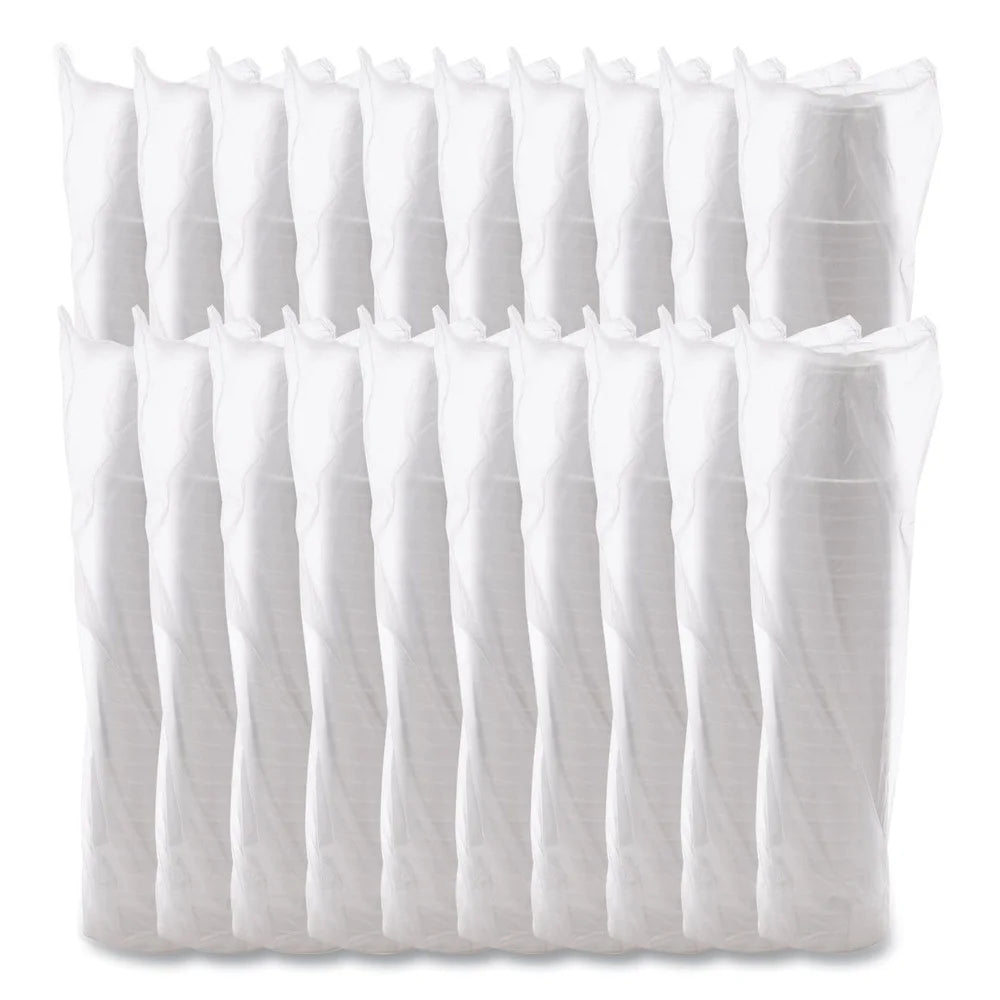 Dart 16MJ20 16 oz. Foam Containers - White (500/Carton)