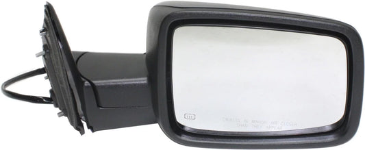 Mirror Compatible With 2014-2018 Ram 1500 2013-2018 2500 Right Passenger Side Heated Textured Black Kool-Vue