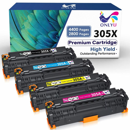 305X Toner Cartridges 305A CE410A CE410X Toner Replacement for HP CE411A CE412A CE413A Toner Cartridge HP 305X for HP Pro 400 Color MFP M451nw M451dn M451dw M475dw M475dn Pro 300 MFP M375nw M351A