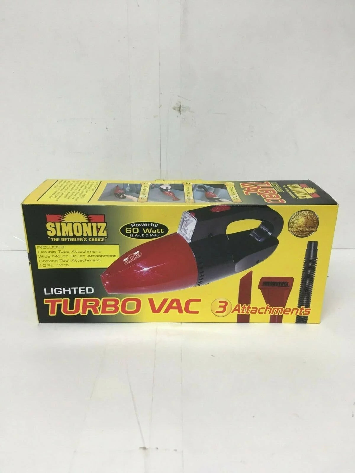 Simoniz 60 Watt Lighted Turbo Vac