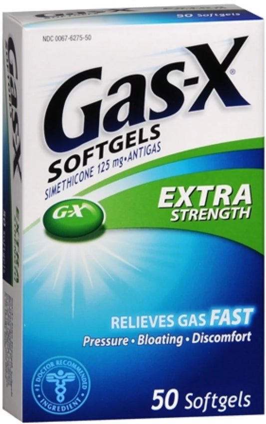 Gas-X Softgels Extra Strength 50 Soft Gels (Pack of 2)