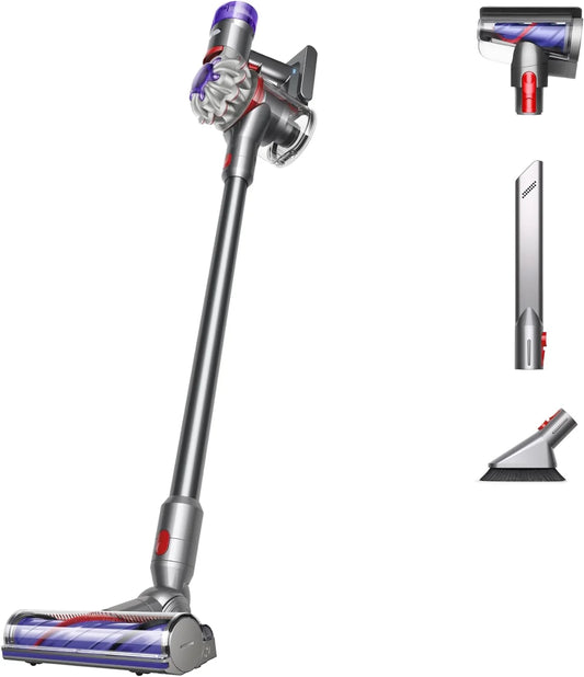 OUWI V8 Plus Cordless Vacuum, Silver/Nickel