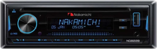 Open Box Nakamichi NQ822B 1-DIN CD/MP3/USB Car Stereo in-Dash Receiver w/Bluetooth
