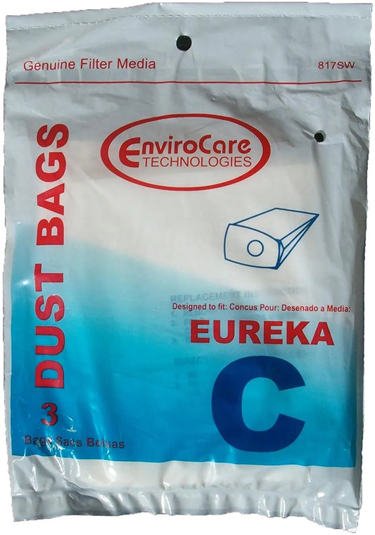 EnviroCare Replacement Micro Filtration Vacuum Cleaner Dust Bags made to fit Eureka Type C Mighty Mite Canisters 24 Pack