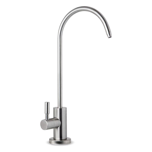 iSpring GA1-SS Premium Stainless Steel Drinking Reverse Osmosis Water Filtration Systems, 100% Lead-Free RO Faucet, Brushed Nickel