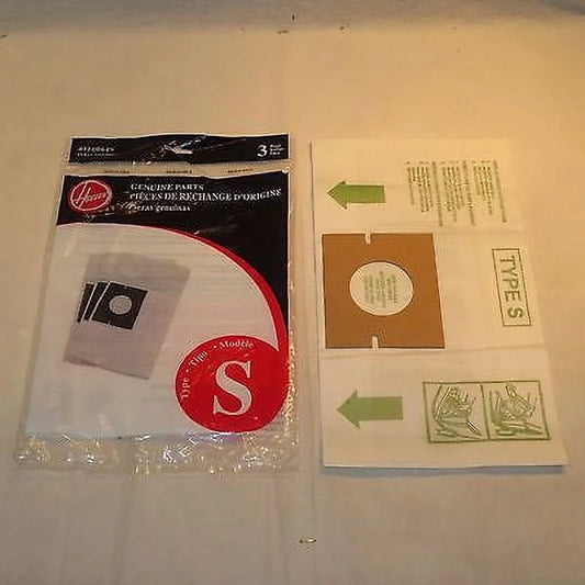 Genuine Hoover Style S Vacuum Bags Power Turbo Max Spectrum Windtunnel Type Vac [27 Bags]