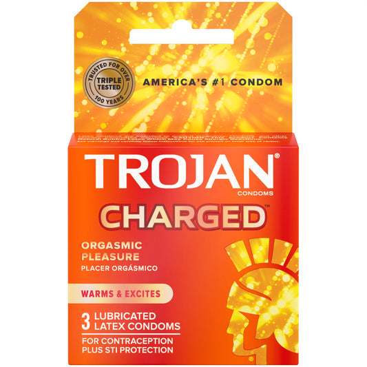 Product Of Trojan, Charged Intensified Lubricant, Count 6 (3Pk) - Birth Control / Grab Varieties & Flavors