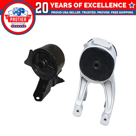 Fits 1999-2004 Honda Odyssey 3.5L Front Right & Rear Motor Mount Set 2PCS : A6552, A4518
